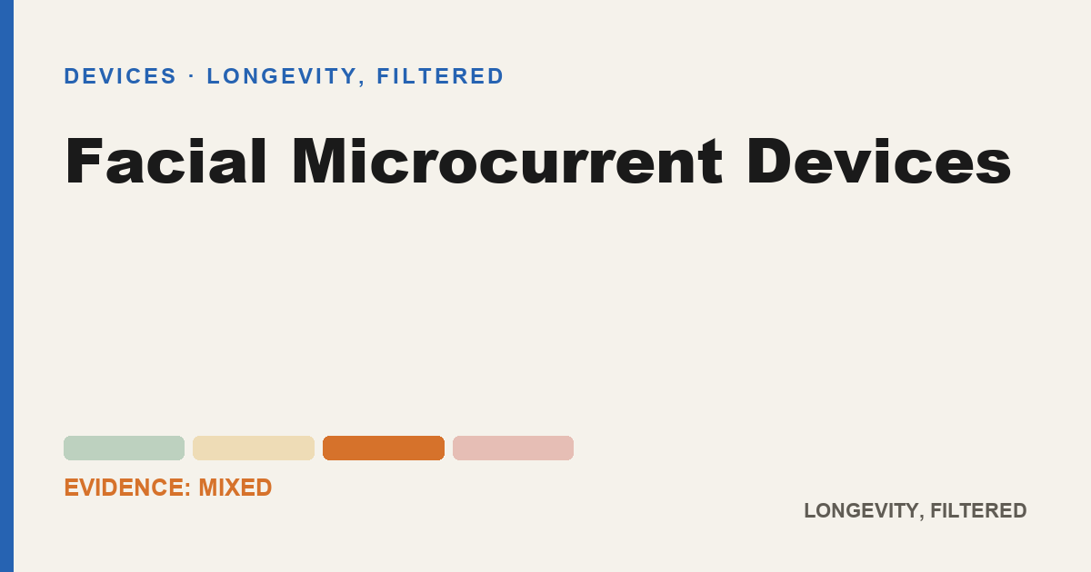 Facial Microcurrent Devices, evidence-rated longevity guide